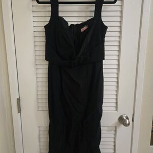 Pinup Couture Classic Black Midi Dress
